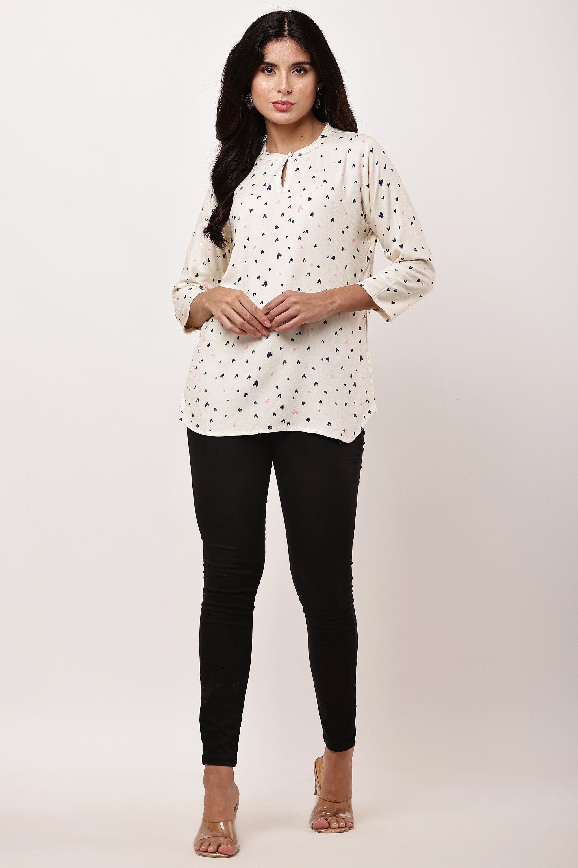 Elegant Hearts Kurti