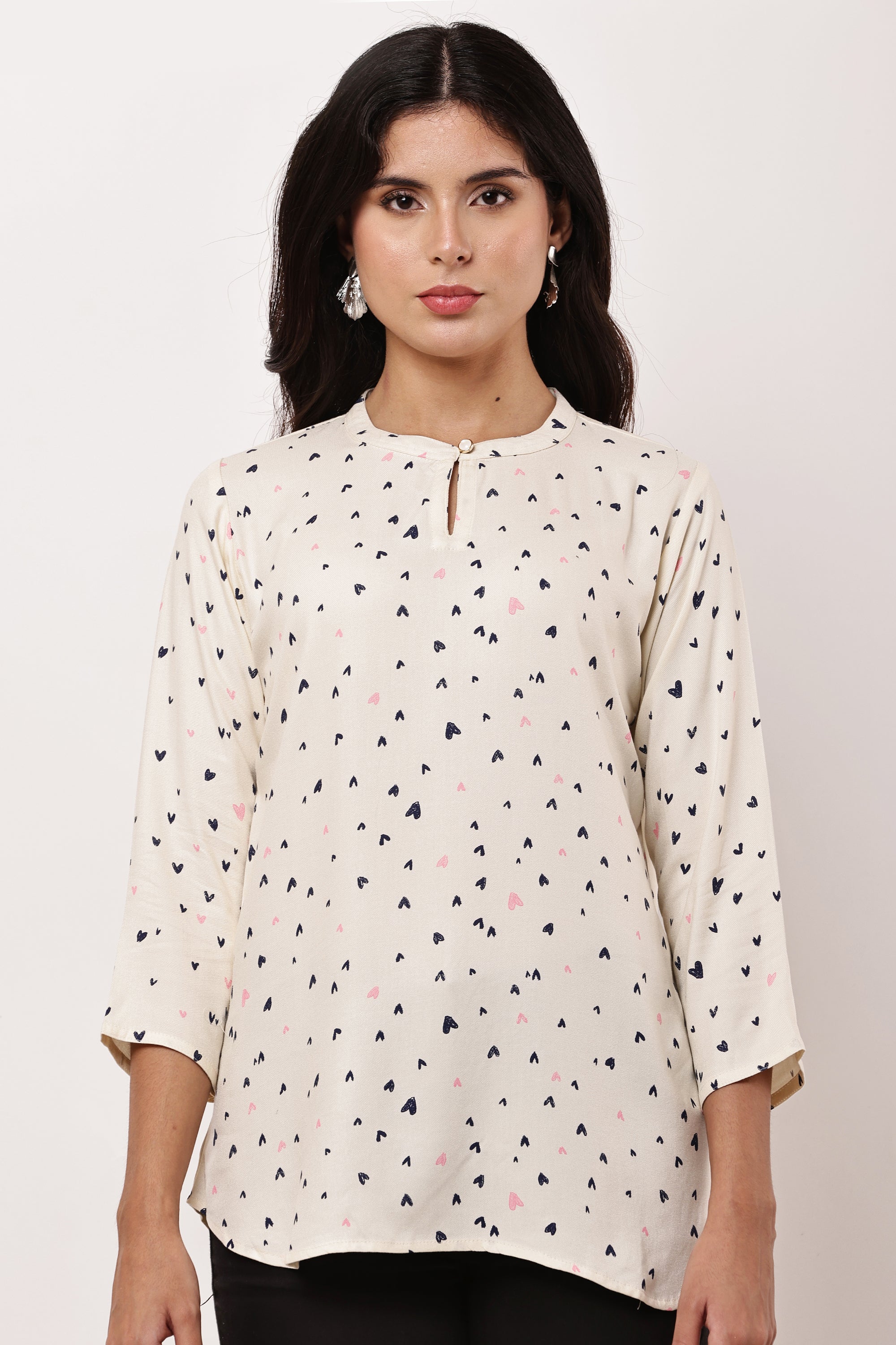 Elegant Hearts Kurti