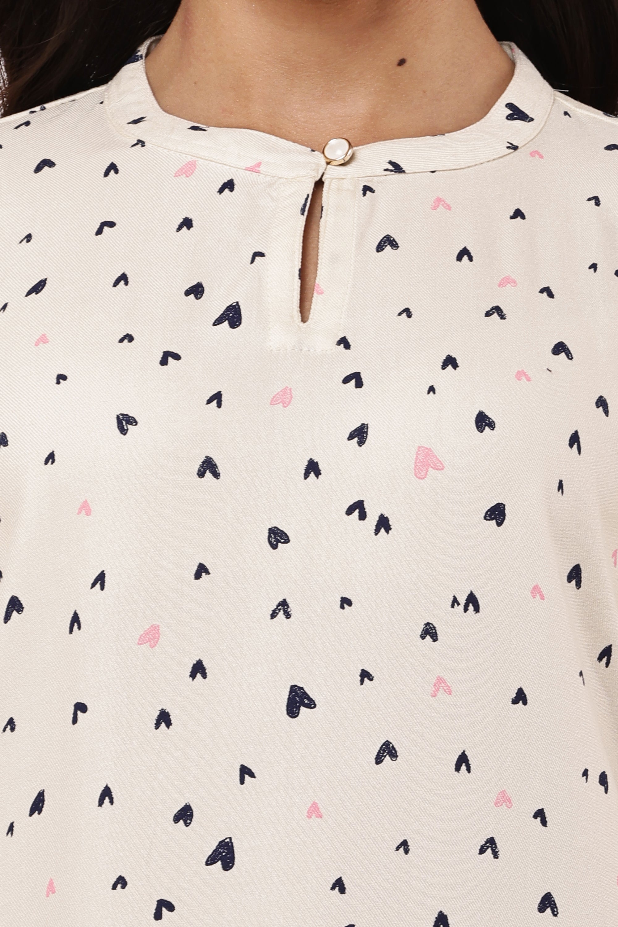 Elegant Hearts Kurti
