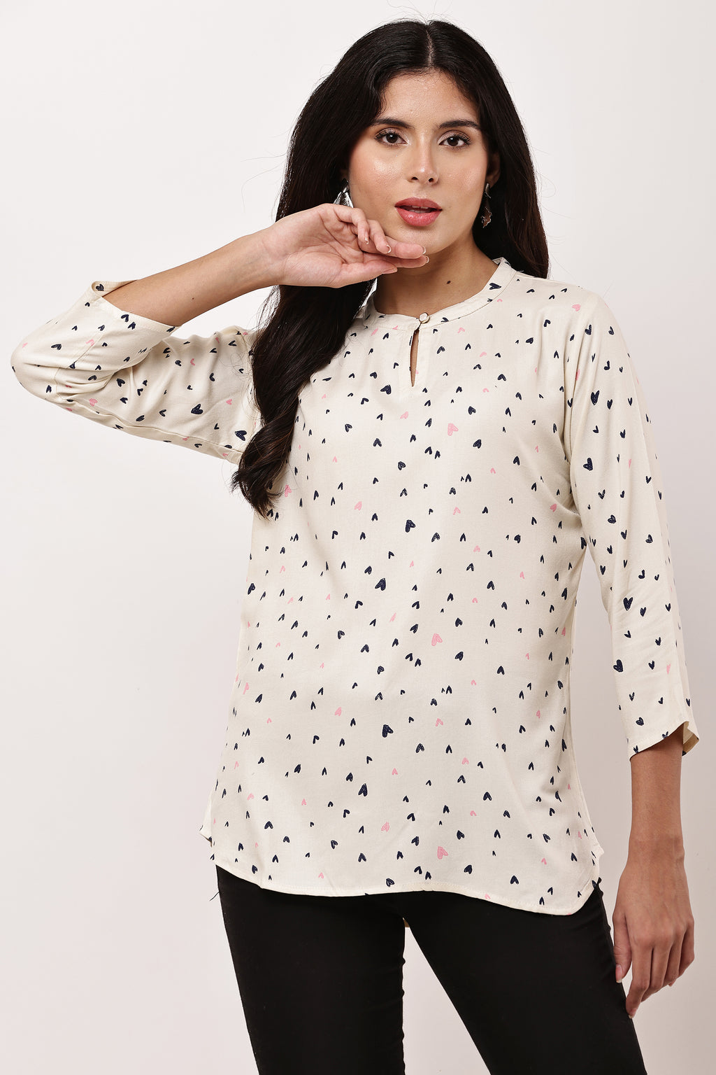 Elegant Hearts Kurti