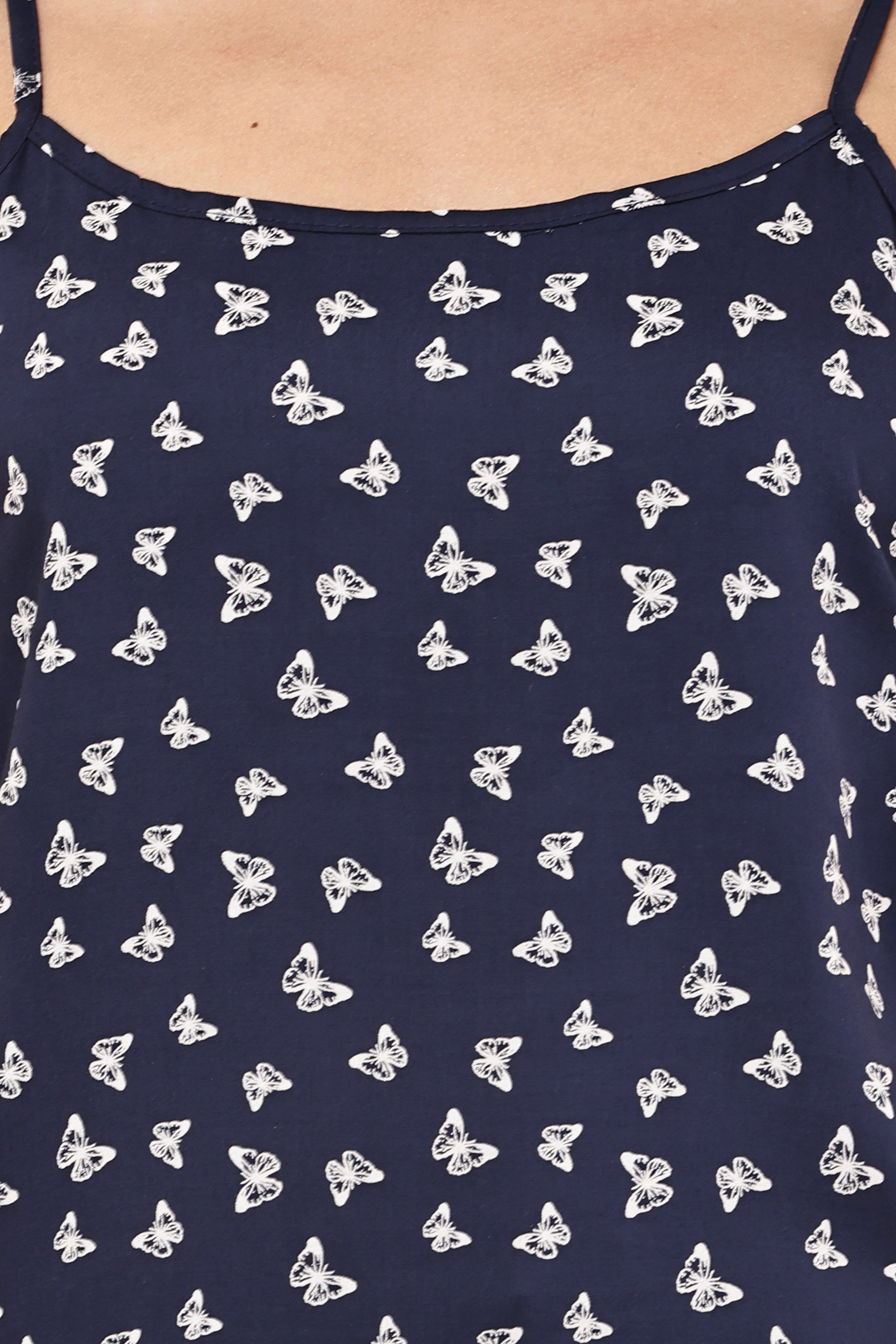 Midnight Blossom Kurti